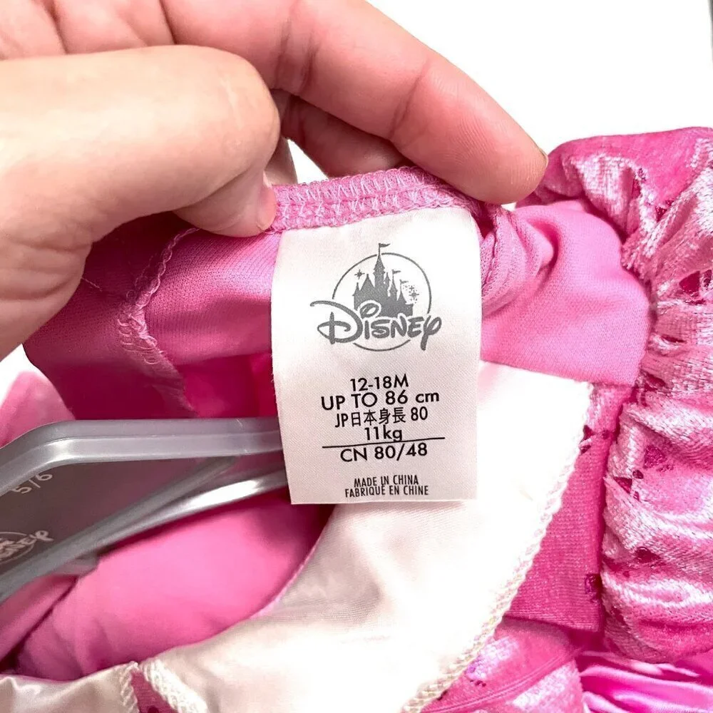 Disney Store Parks Pink Minnie Mouse Halloween Costume 12-18M